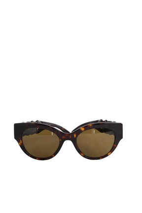 Lunettes de soleil Versace Marron en Plastique - Seconde Main