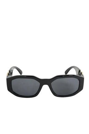 Lunettes de soleil Versace Noir en Plastique - Seconde Main