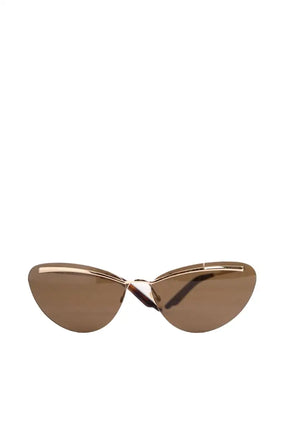 Lunettes rétro Dior Marron en Métal - Seconde Main