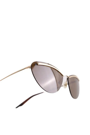 Lunettes rétro Dior Marron en Métal