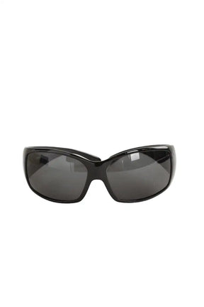 Lunettes rétro Versace Noir en Plastique - Seconde Main