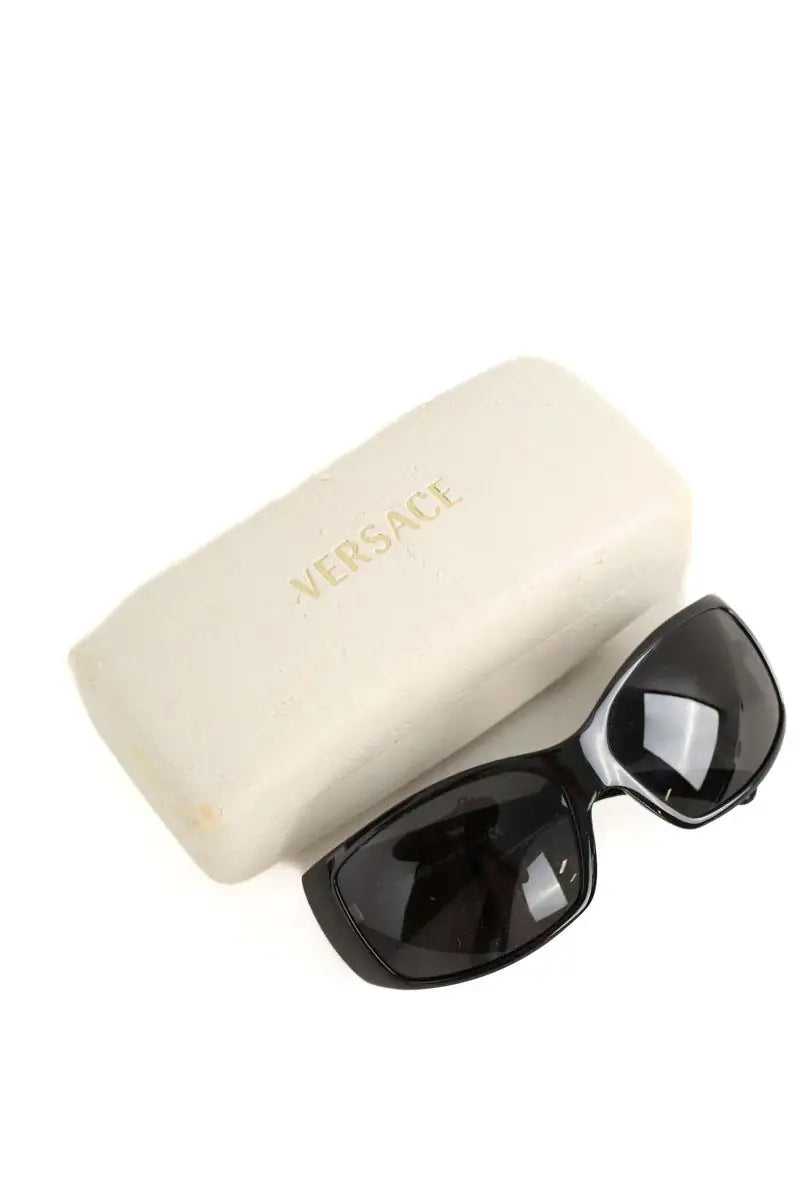 Lunettes rétro Versace Noir en Plastique