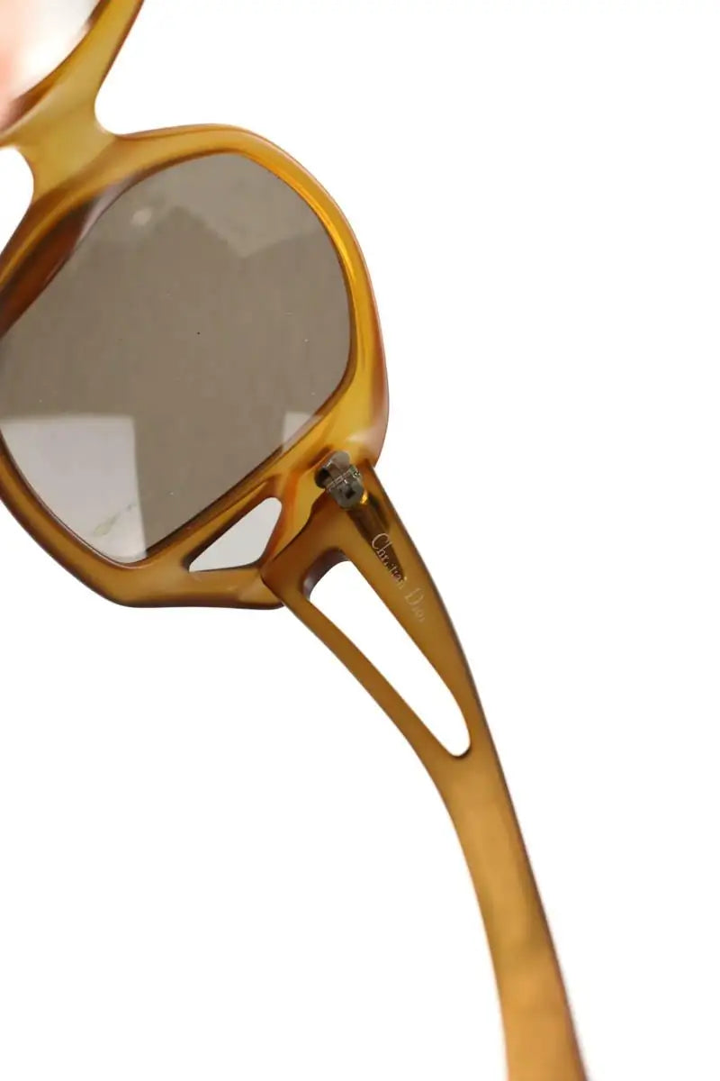 Lunettes surdimensionné Dior Marron en Plastique