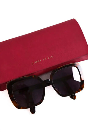Lunettes surdimensionné Jimmy Fairly Marron en Plastique