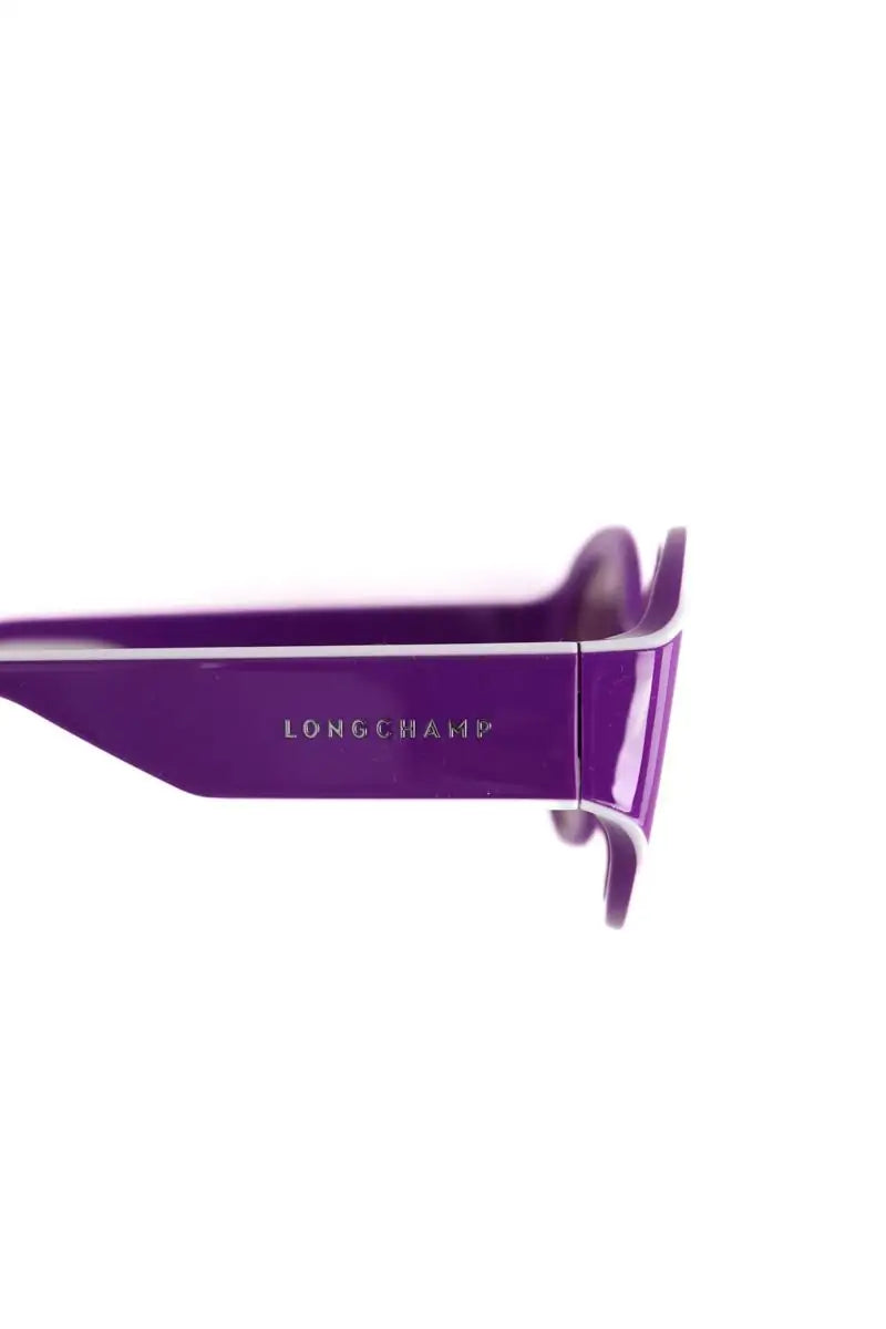 Lunettes surdimensionné Longchamp Violet en Plastique