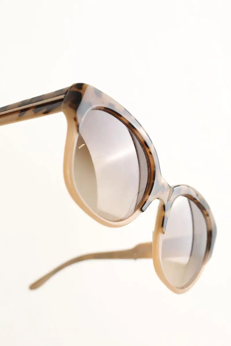 Lunettes surdimensionné Stella McCartney Marron en Plastique