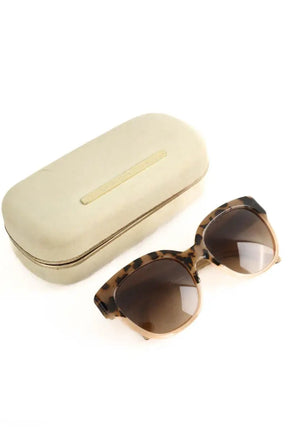 Lunettes surdimensionné Stella McCartney Marron en Plastique