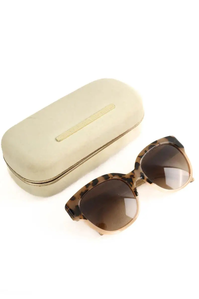 Lunettes surdimensionné Stella McCartney Marron en Plastique
