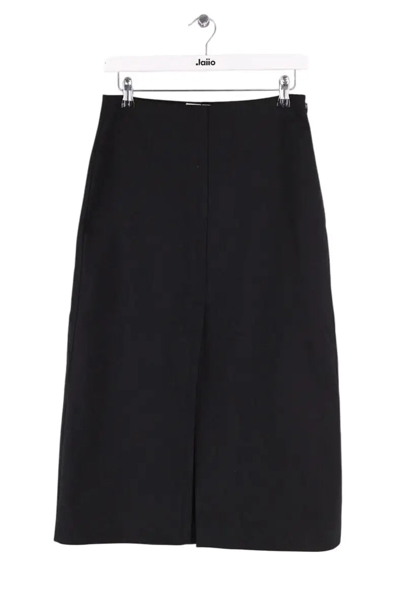 Jupe Sézane Noir en Synthétique, taille M - Seconde Main