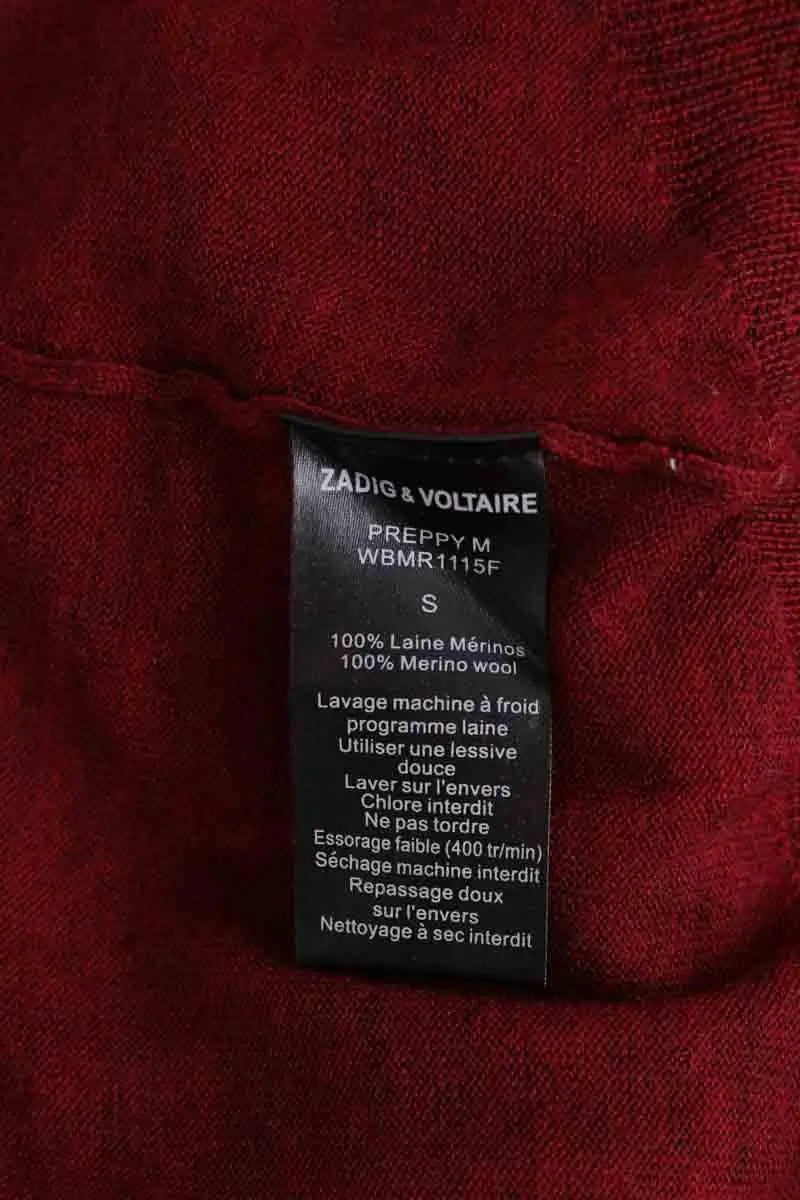 Pull Zadig & Voltaire Rouge en Laine