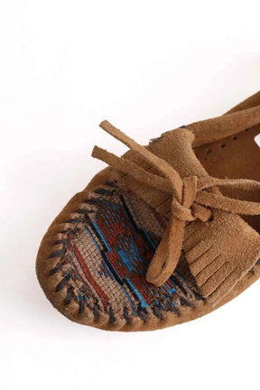 Mocassins Minnetonka Camel en Daim