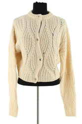 Cardigan Roseanna Beige en Laine, taille S - Seconde Main