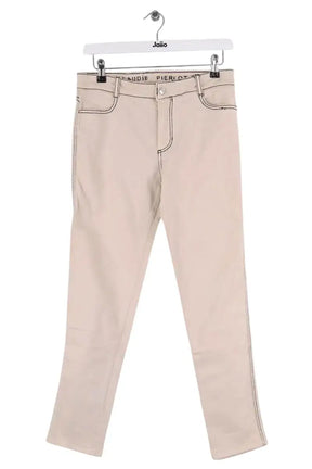 Jean slim Claudie Pierlot Beige en Polyester, taille S - Seconde Main