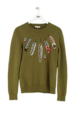 Pull Paul & Joe Kaki en Laine, taille S - Seconde Main