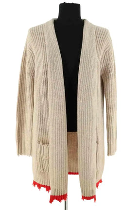 Cardigan Zadig & Voltaire Rita Beige en Laine, taille S - Seconde Main