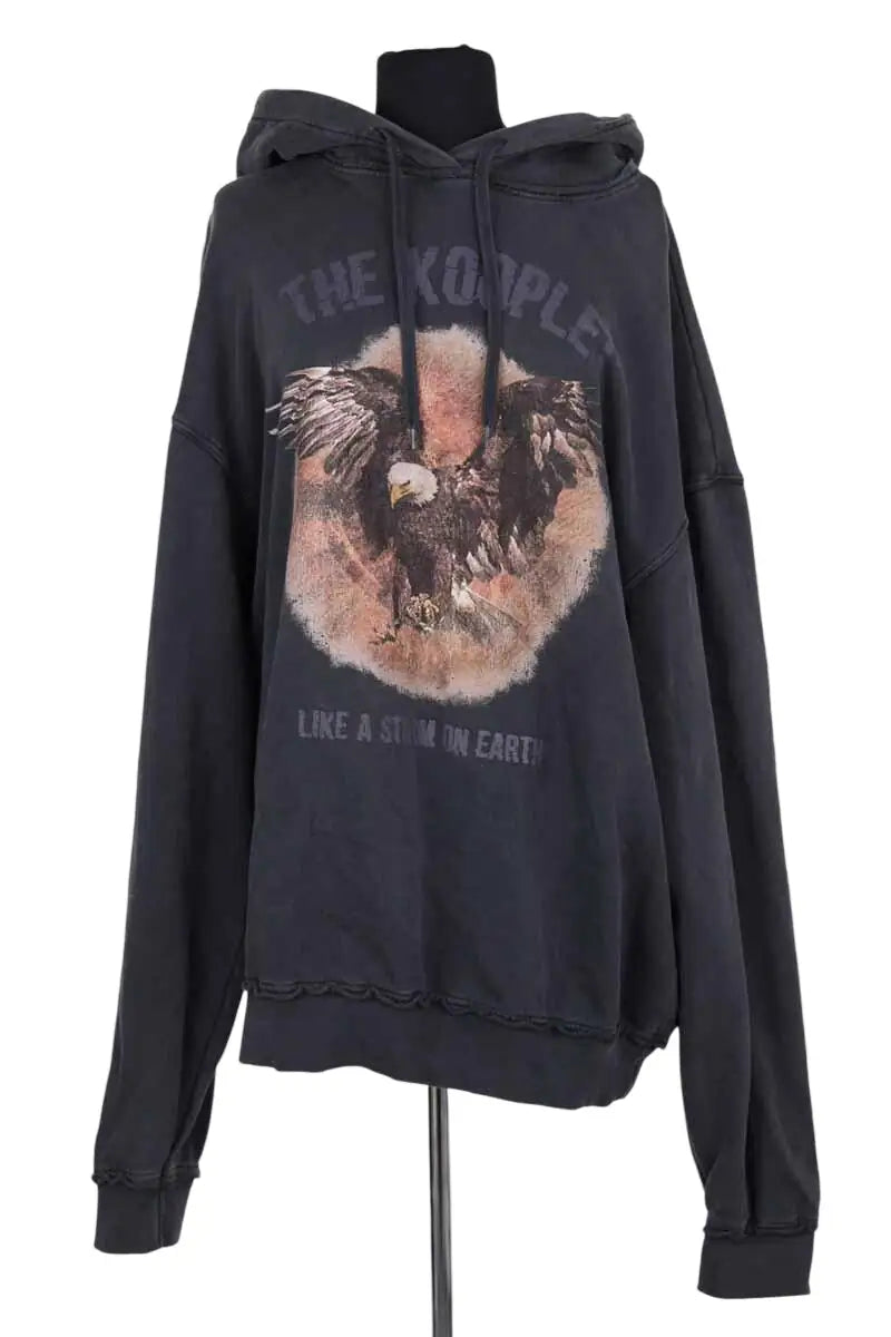 Sweatshirt The Kooples Gris en Coton, taille XL - Seconde Main