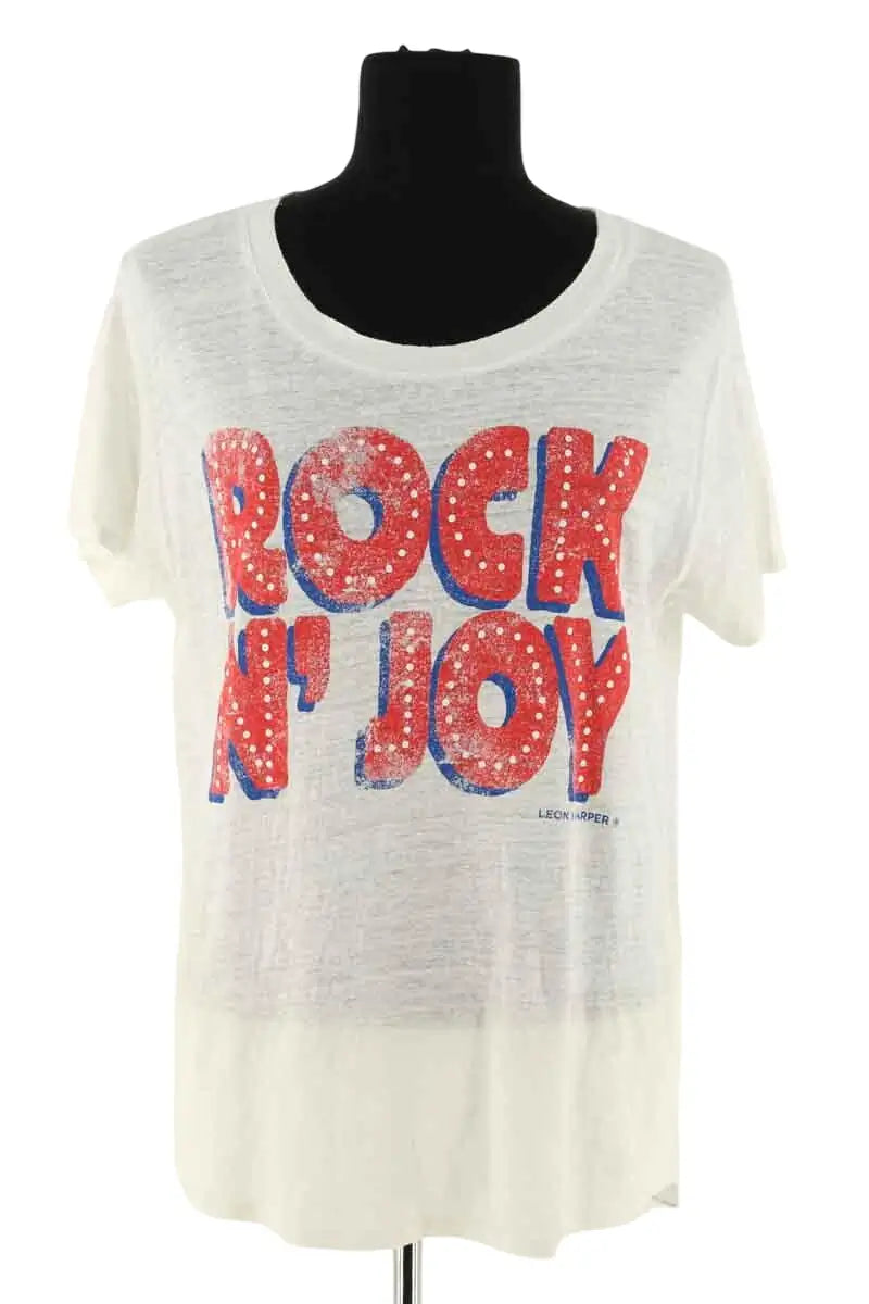 T-shirt Leon & Harper Blanc en Coton, taille S - Seconde Main