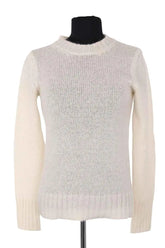 Pull Maje Beige en Synthétique, taille S - Seconde Main