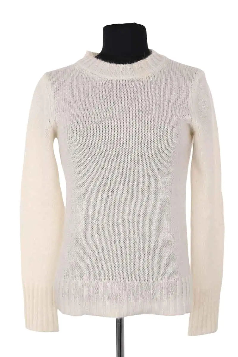 Pull Maje Beige en Synthétique, taille S - Seconde Main