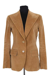 Blazer Dolce & Gabbana Camel en Coton, taille S - Seconde Main