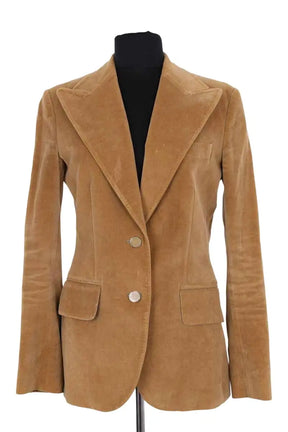 Blazer Dolce & Gabbana Camel en Coton, taille S - Seconde Main