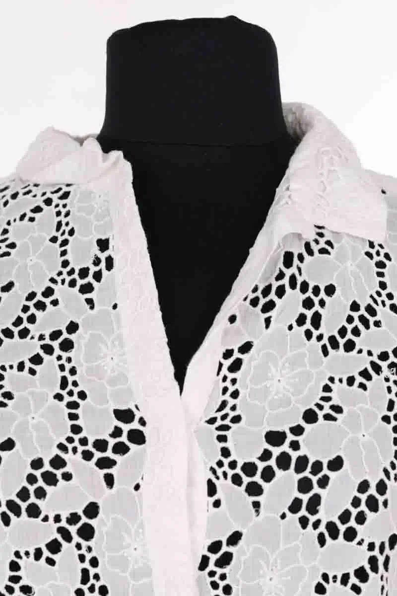 Chemise Ba&Sh Blanc en Coton
