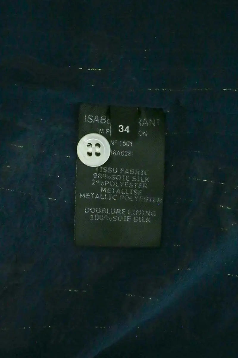 Robe Isabel Marant Bleu en Soie