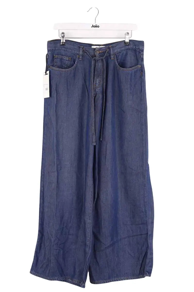 Pantalon FIVE Bleu en Coton, taille S - Seconde Main