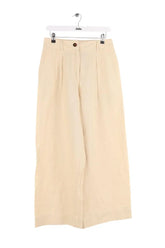 Pantalon Louise Misha Jaune en Lin, taille M - Seconde Main