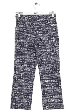 Pantalon droit Burberry Anthracite en Coton