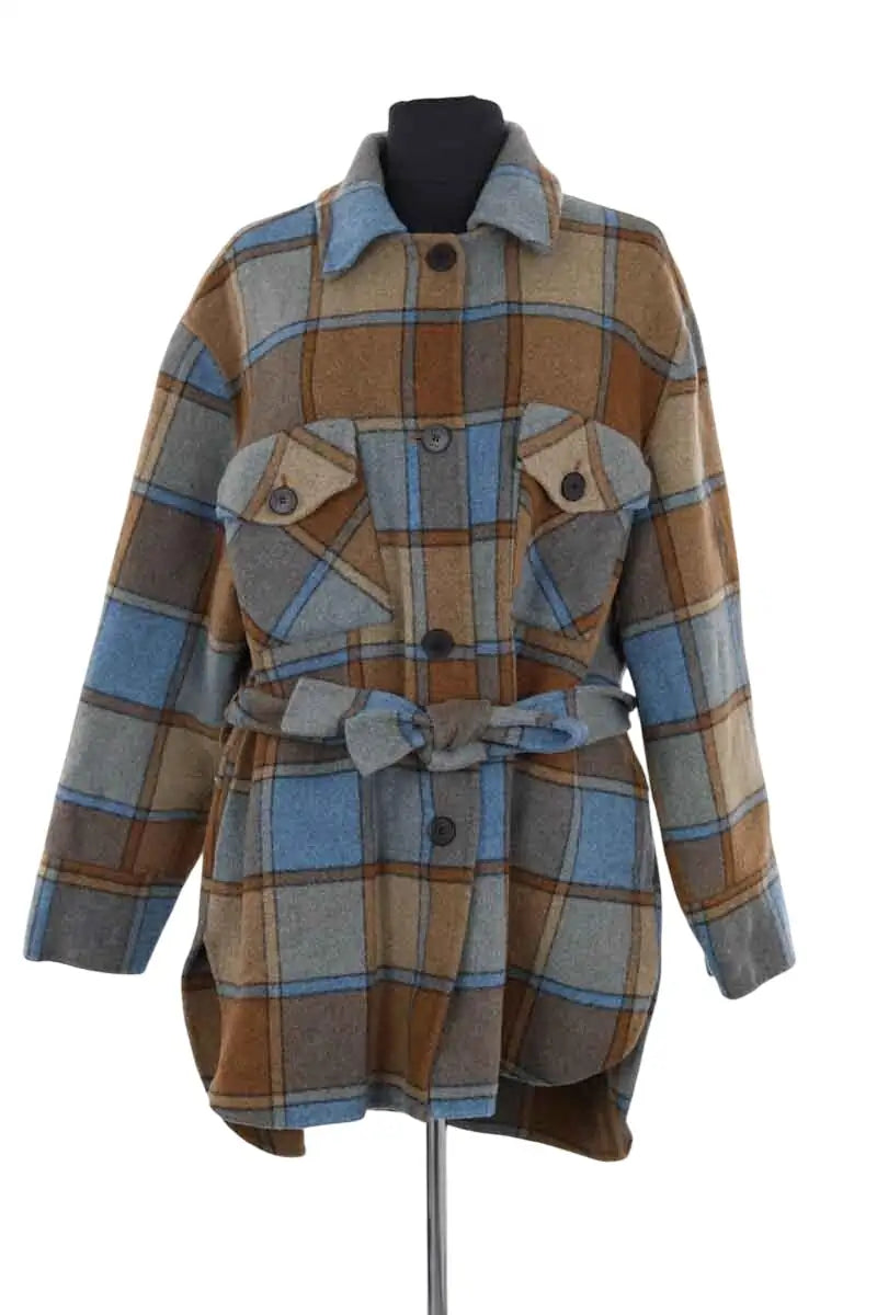 Manteau Sandro Multicolore en Laine, taille M - Seconde Main