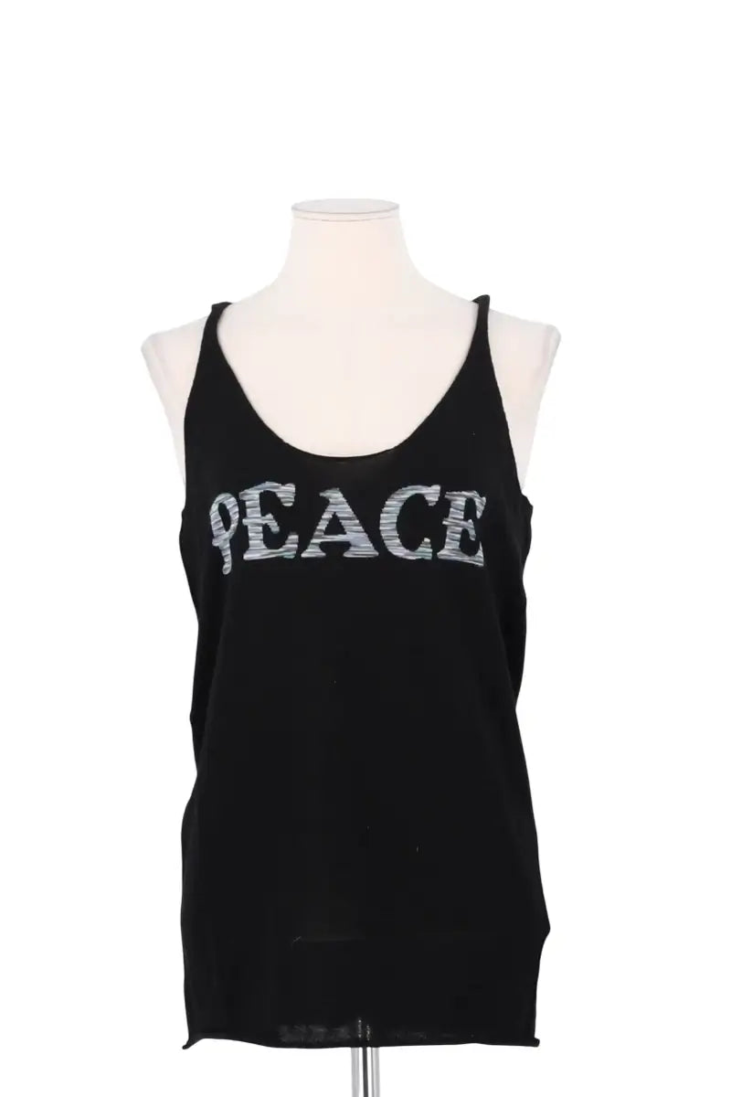 Top sans manche Zadig & Voltaire Noir en Laine, taille M - Seconde Main