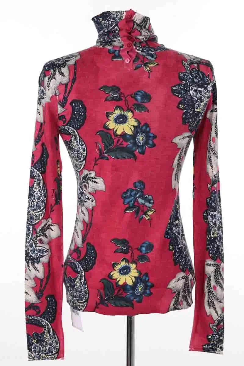 Pull Kenzo Rose en Soie