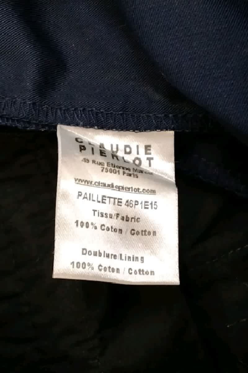 Pantalon large Claudie Pierlot  Bleu