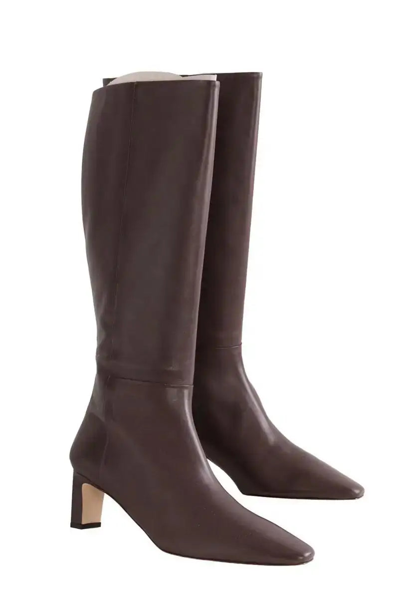Bottes LK Bennett Margarite Marron en Cuir