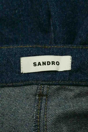 Mini short Sandro Bleu en Coton