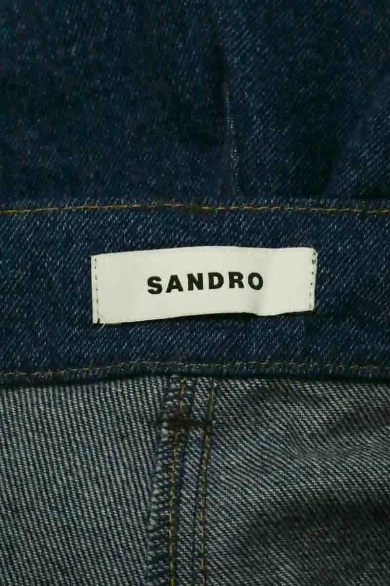 Mini short Sandro Bleu en Coton