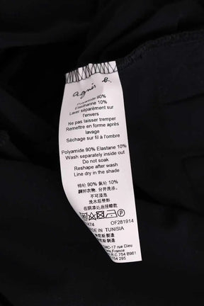 Robe Agnès B. Noir en Synthétique