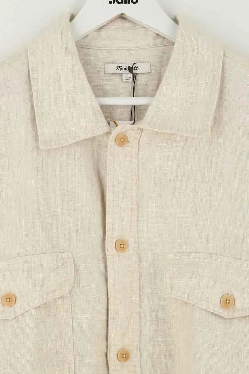 Chemise Madewell Beige en Lin