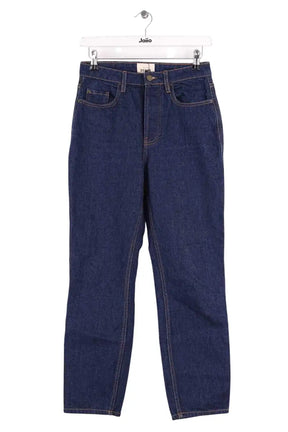 Jean droit Sézane Bleu en Coton, taille S - Seconde Main