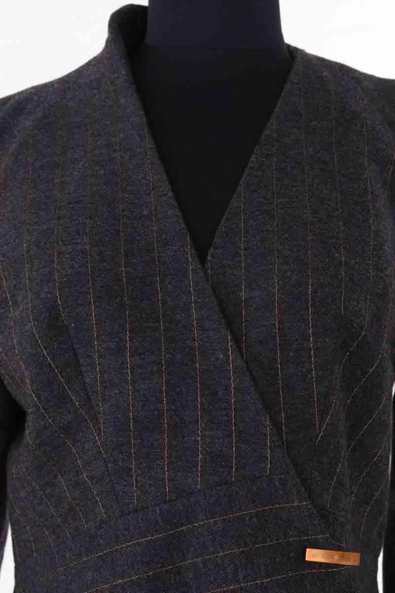 Blazer Jacques Fath Anthracite en Laine