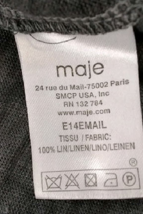 Top sans manche Maje  Noir