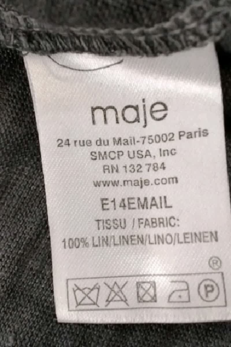 Top sans manche Maje  Noir