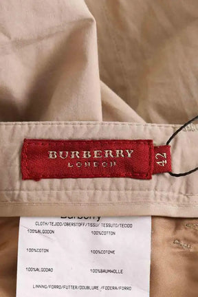 Chino Burberry Beige en Coton
