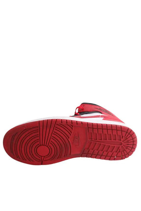 Baskets hautes Nike Rouge en Cuir