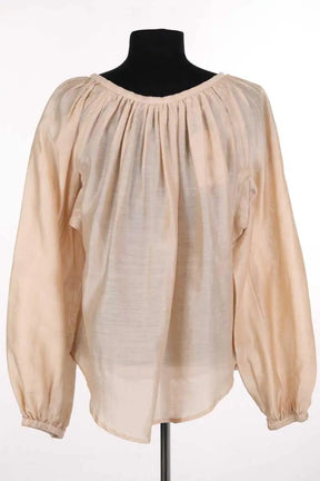 Blouse Mes Demoiselles Onagre Beige en Coton