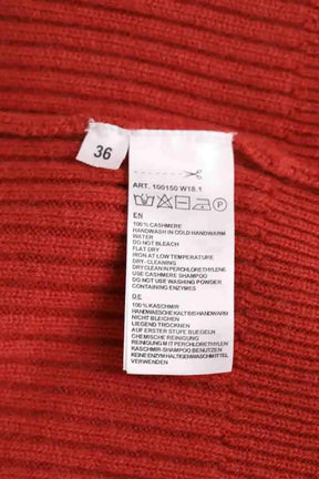 Pull Repeat Rouge en Cachemire