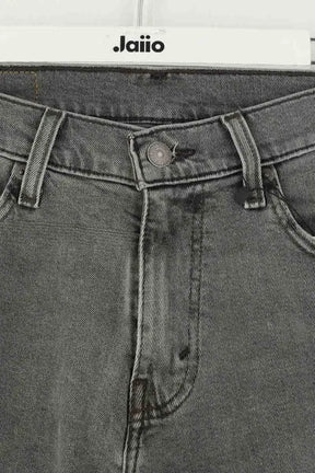 Jean droit Levi's 502 Gris en Coton