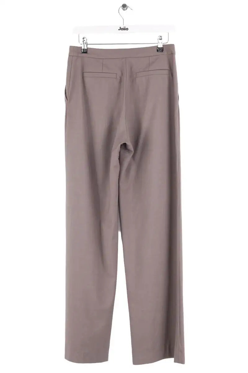 Pantalon droit Claudie Pierlot Gris en Laine