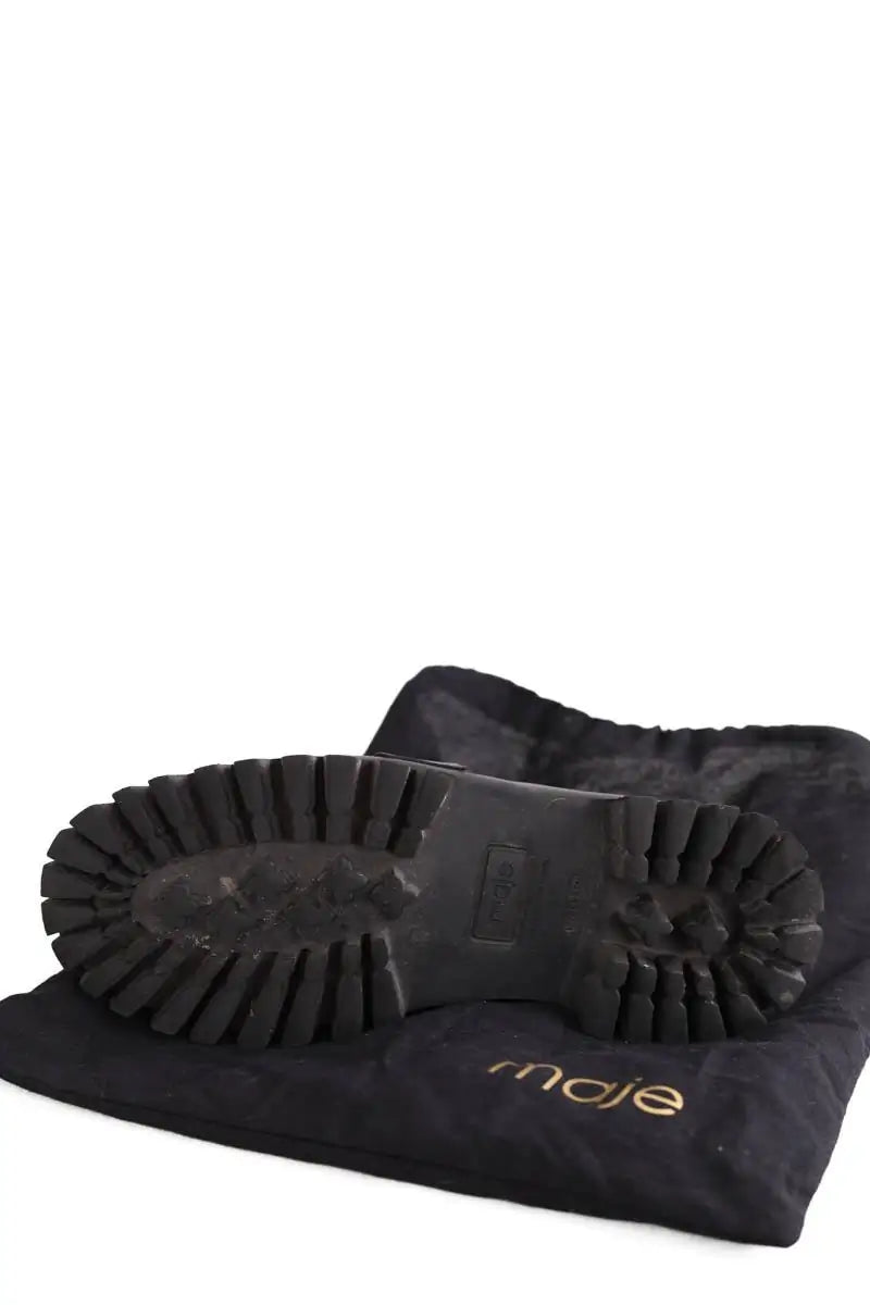 Mocassins Maje Noir en Cuir
